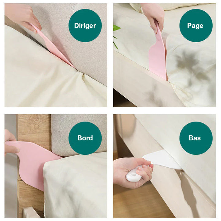 Outils pour faire du linge de lit