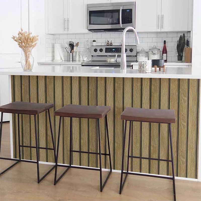 Papier peint auto-adhésif à grain de bois simulé