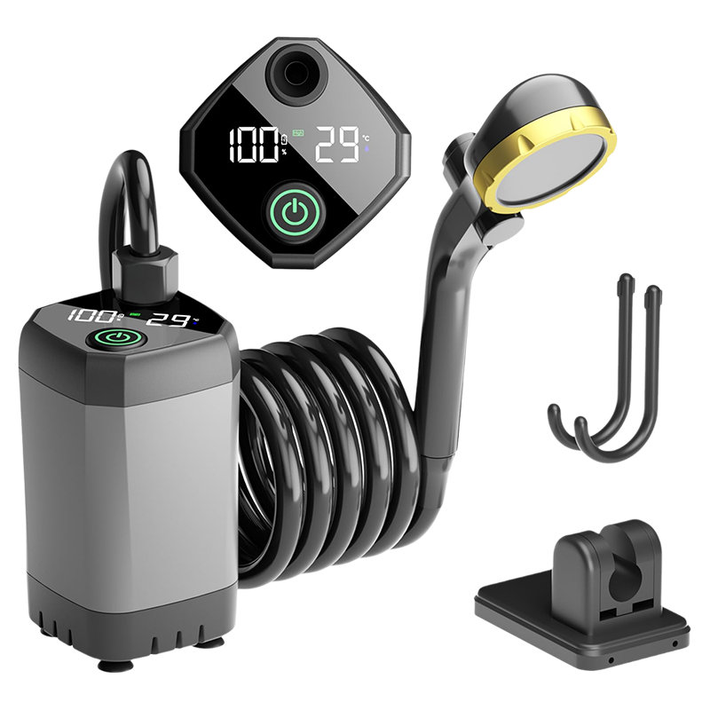 Pompe de douche portable rechargeable pour camping en plein air