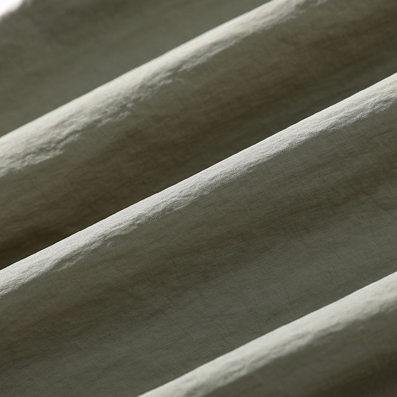 Pantalon court en soie glacée à séchage rapide