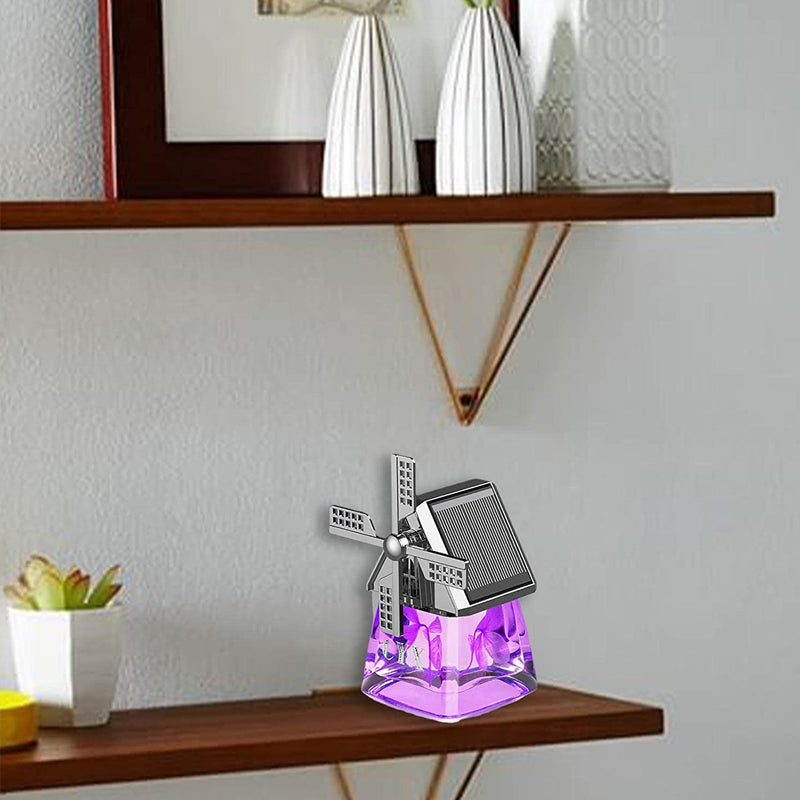 Parfum de Voiture Solaire Moulins à Vent Design