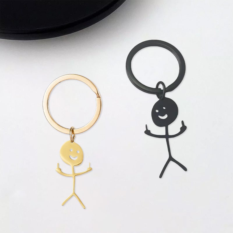 Porte-clés amusant Doodle
