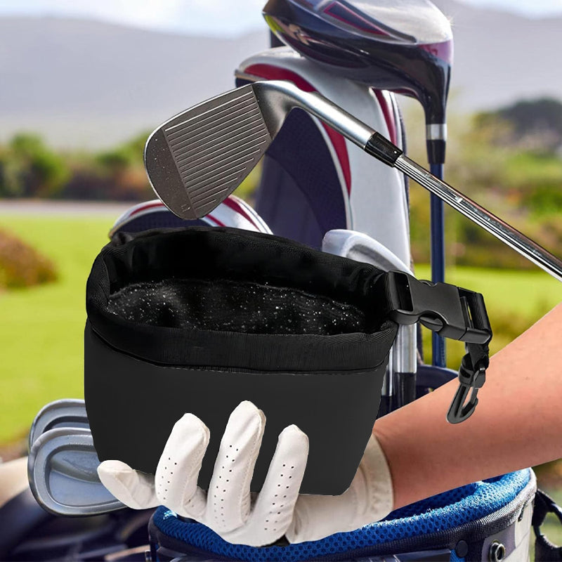 Reinigingszak voor golfclubs en golfballen
