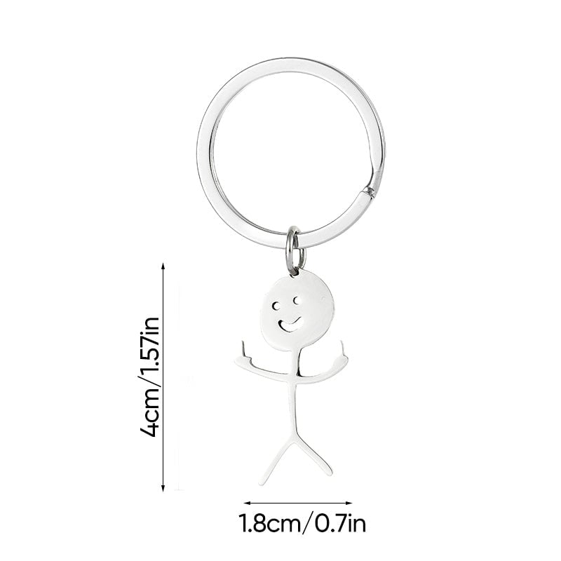 Porte-clés amusant Doodle