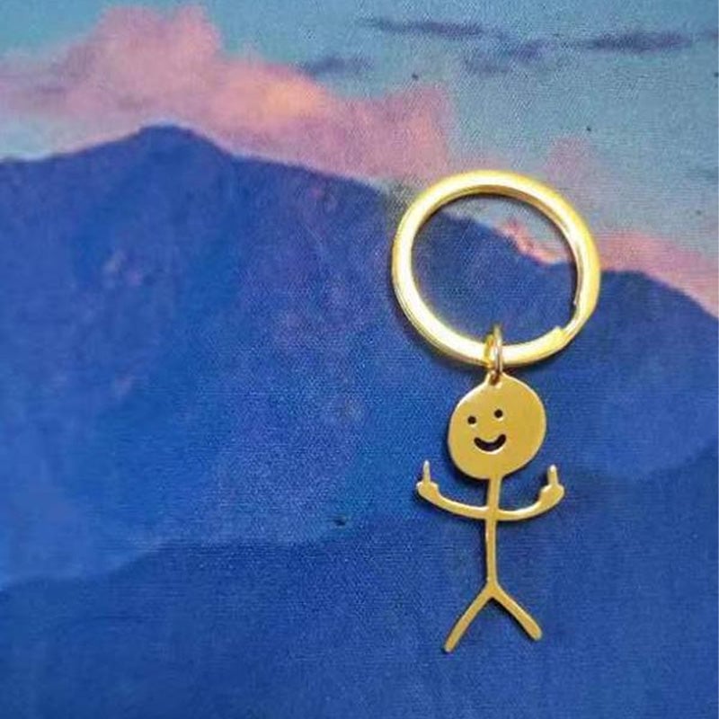 Porte-clés amusant Doodle