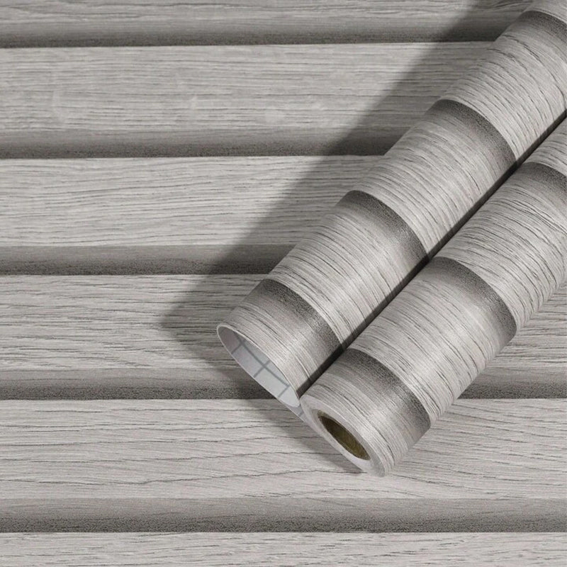 Papier peint auto-adhésif à grain de bois simulé