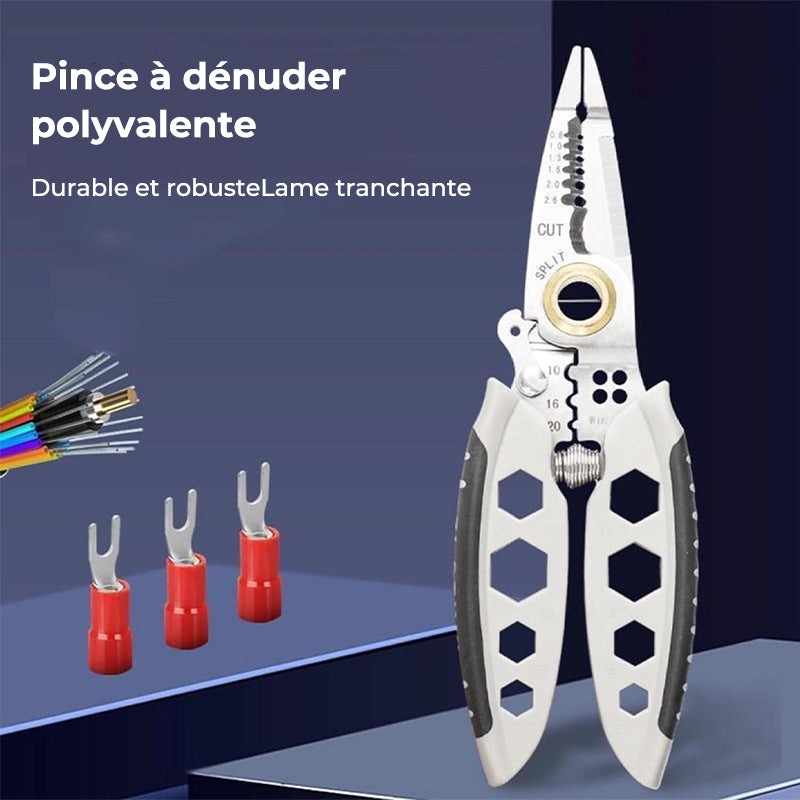 Pinces à dénuder pour électriciens