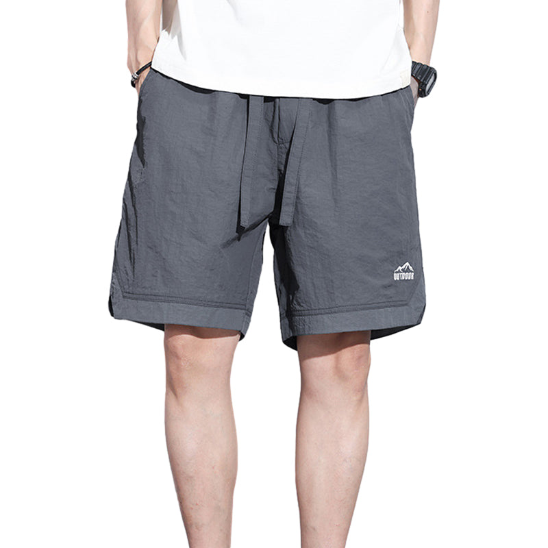 Pantalon court en soie glacée à séchage rapide