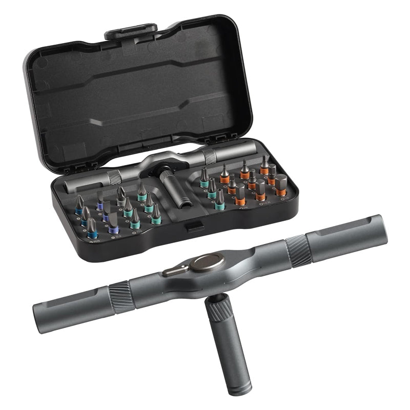 Ratelschroevendraaier set met 24 bits