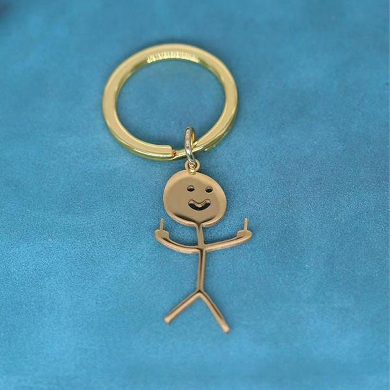 Porte-clés amusant Doodle