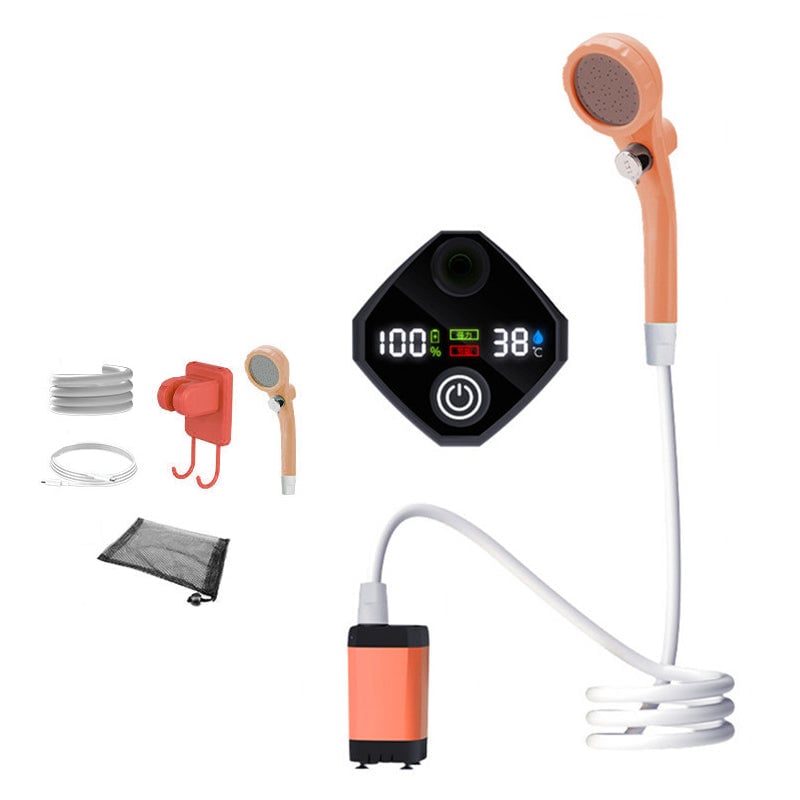 Pompe de douche portable rechargeable pour camping en plein air