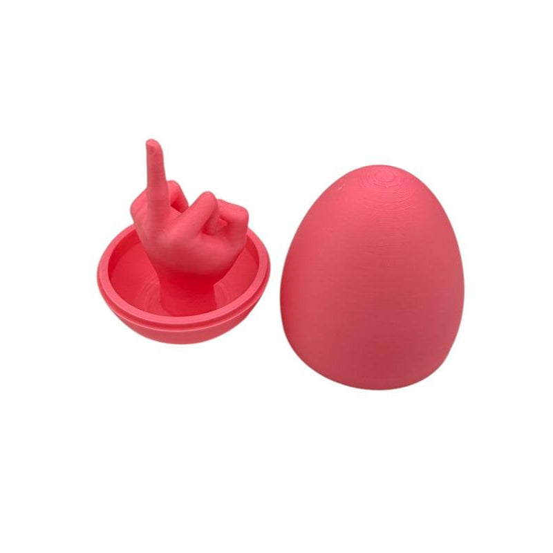 Paasei verrassing - Grappig 3D geprint middelvinger ei