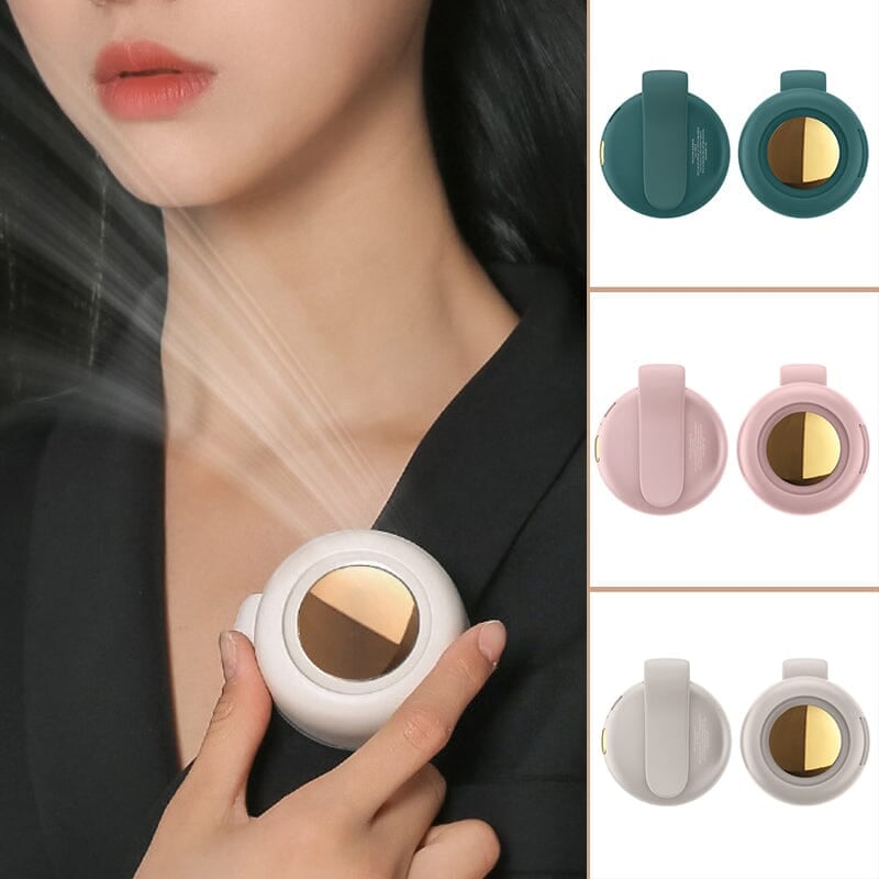 Petit éventail tour de cou à pince tourbillon