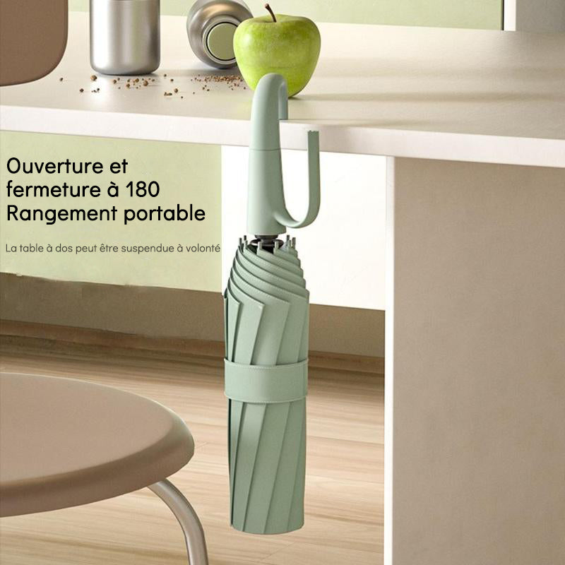 Parapluie renforcé coupe-vent à boucle créative