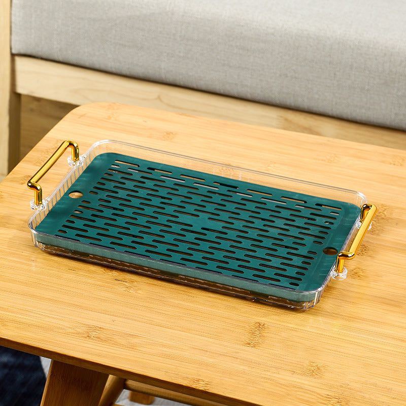 Plateau à thé drainant de luxe léger