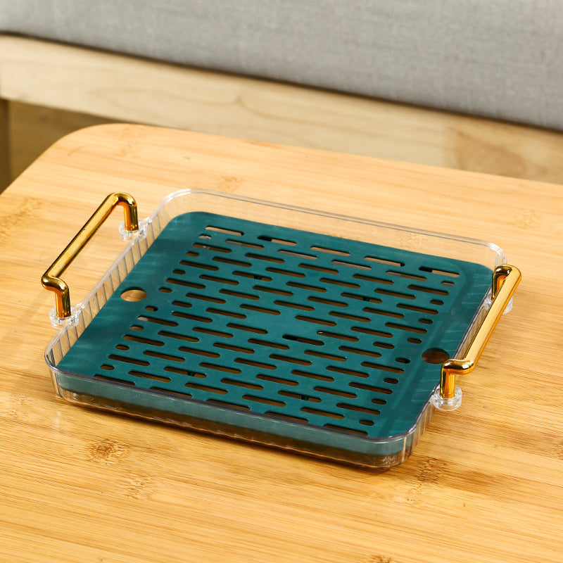 Plateau à thé drainant de luxe léger