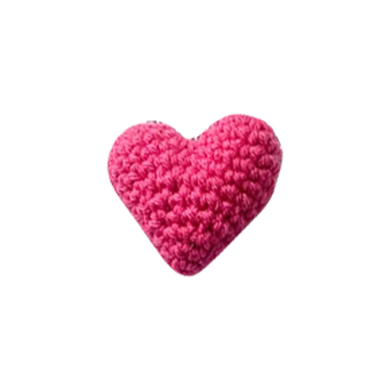 Pocket Hug Coeur au crochet Petit cadeau