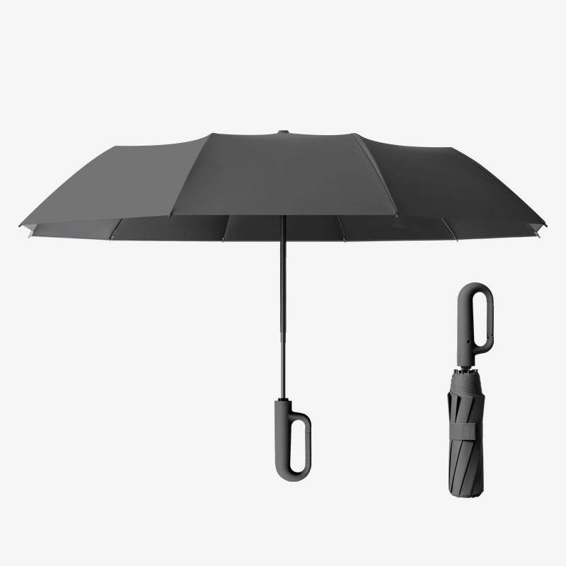 Parapluie renforcé coupe-vent à boucle créative