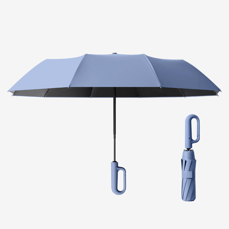 Parapluie renforcé coupe-vent à boucle créative