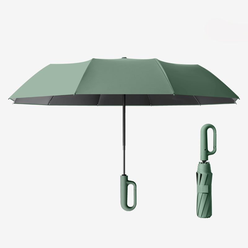 Parapluie renforcé coupe-vent à boucle créative