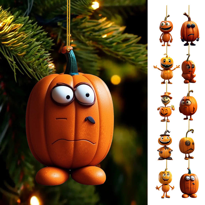 Pendentif citrouille d'Halloween