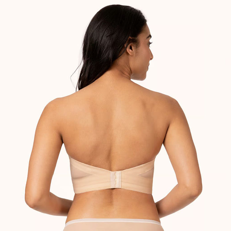 Soutien-gorge sans bretelles Ă  dos bas