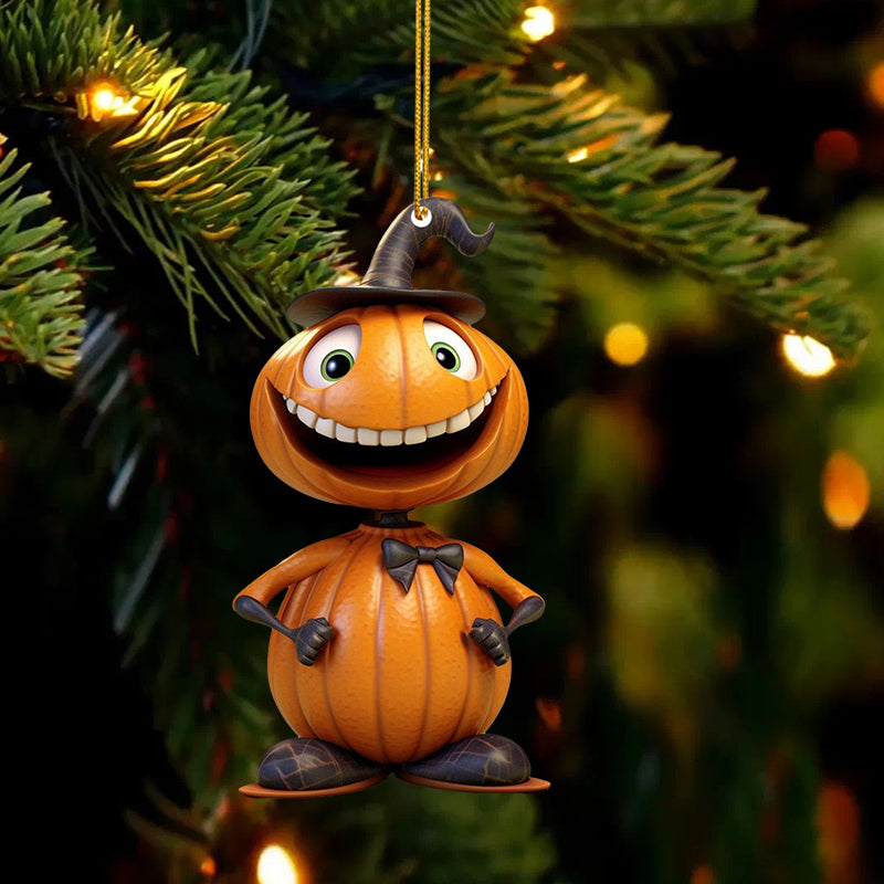 Pendentif citrouille d'Halloween