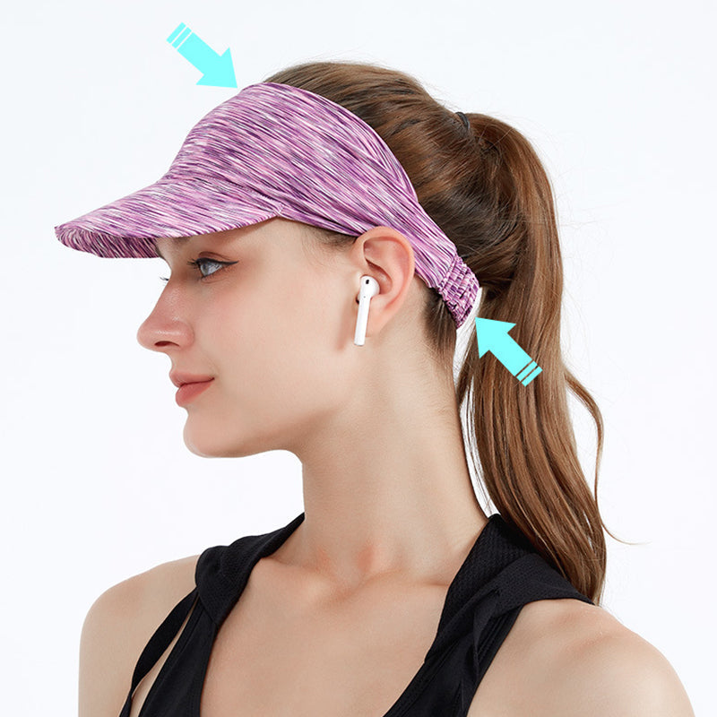 Pare-soleil attaché aux cheveux