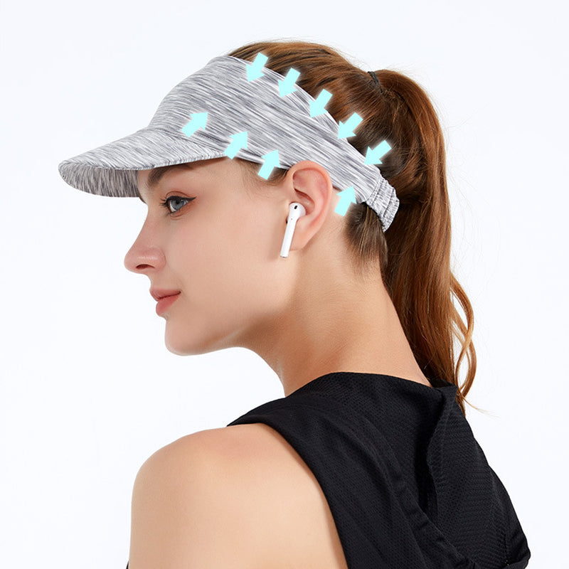 Pare-soleil attaché aux cheveux