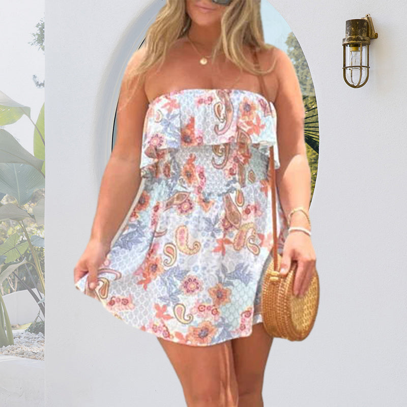 Robe barboteuse Summer Fling à épaules dénudées