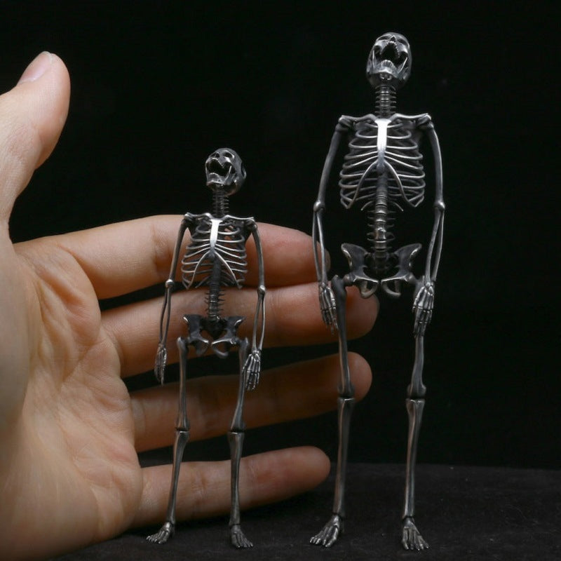 Pendentif squelette en argent pour tout le corps