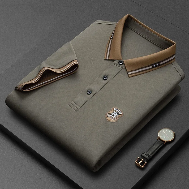 POLO brodé décontracté pour hommes