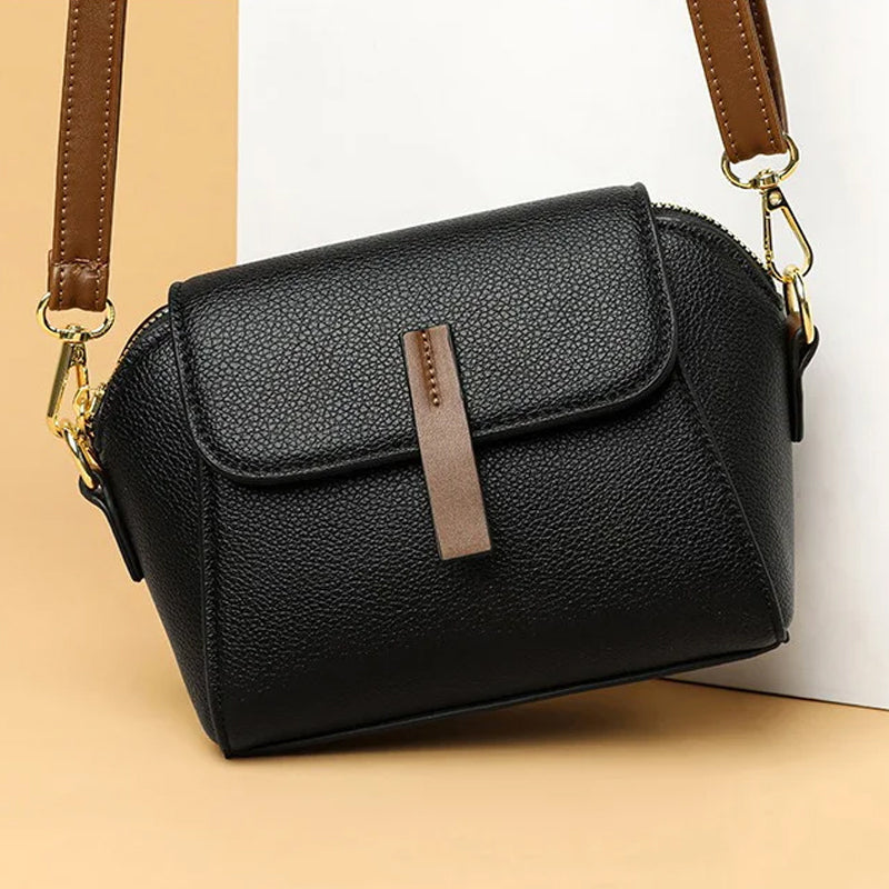 Sac à bandoulière en cuir souple de luxe léger