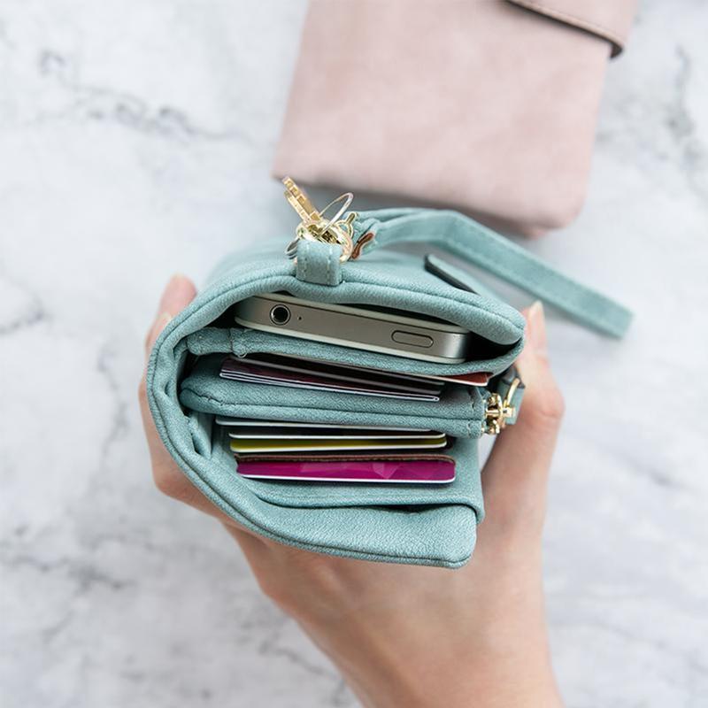 Portefeuille à Trois Volets pour Femmes