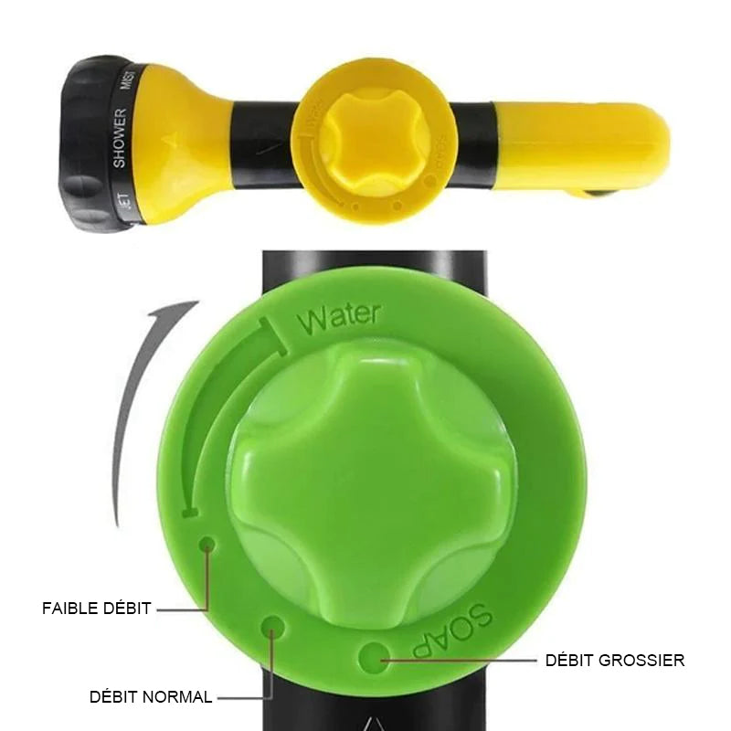 Pistolet de Lavage à Mousse Multifonctionnel