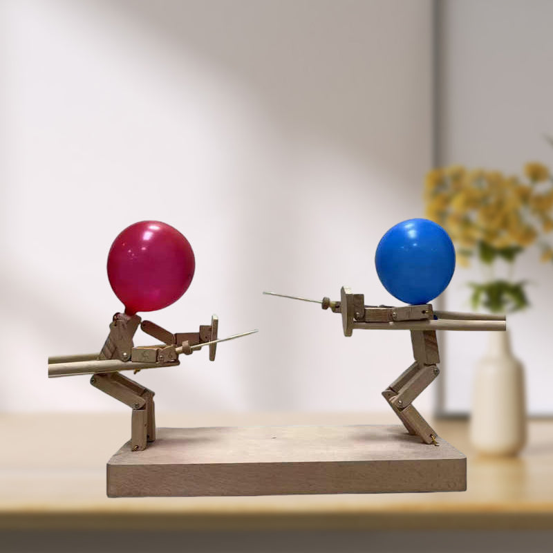 Marionnettes de clĂ´ture en bois