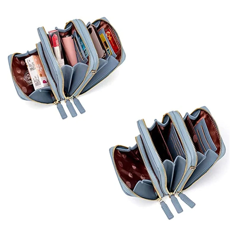 Kleine crossbodytas van leer