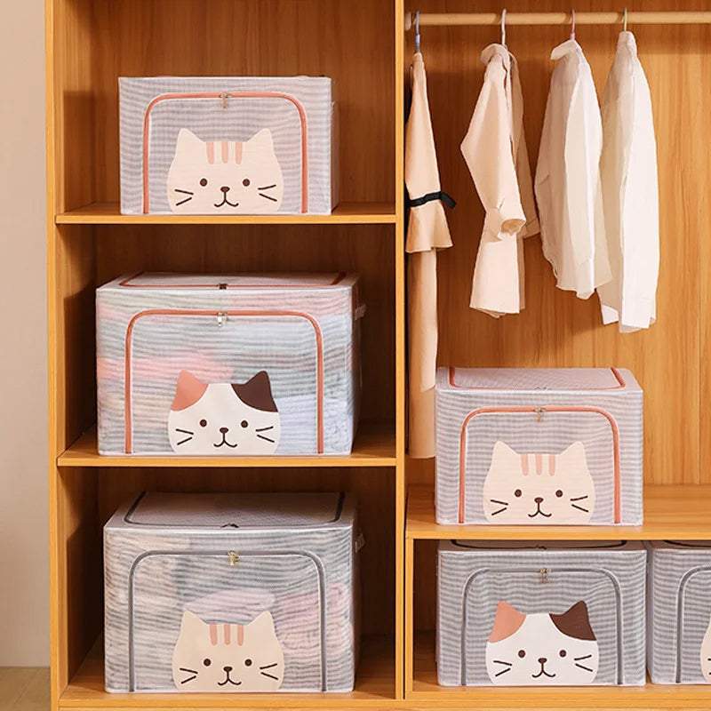 Boîte de rangement pour vêtements pliante
