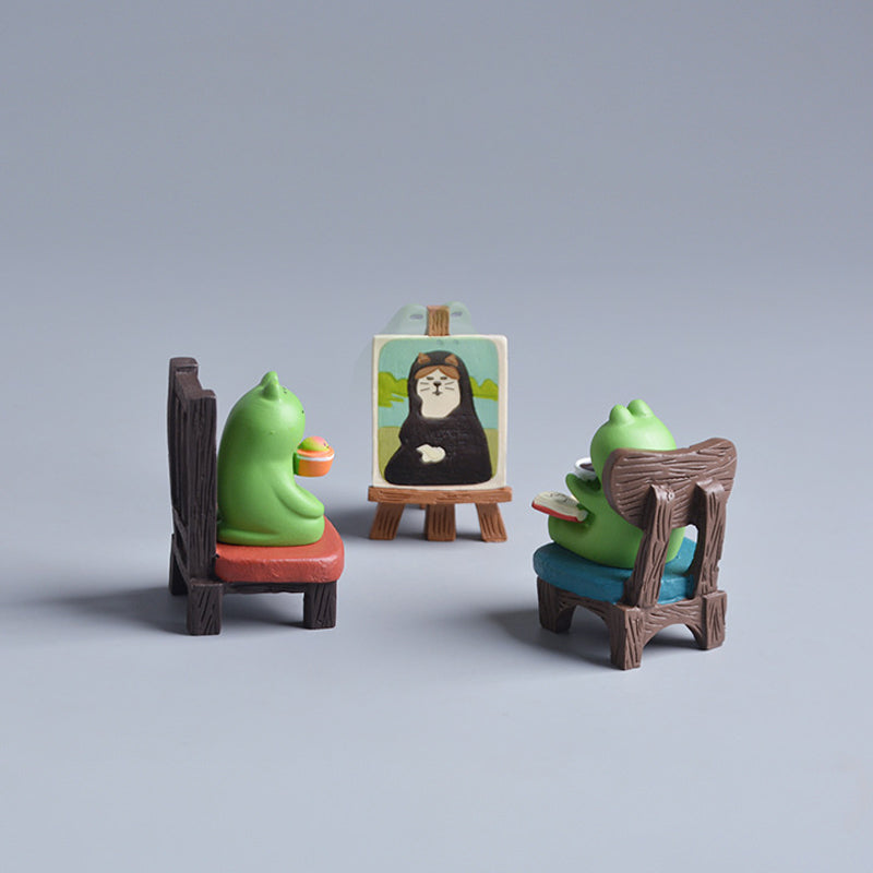 Petit ornement en résine pour la maison