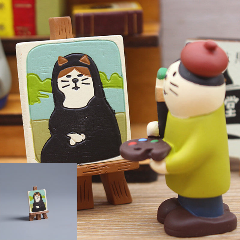 Petit ornement en résine pour la maison