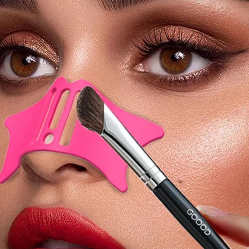 Outils d'ombre de nez en silicone