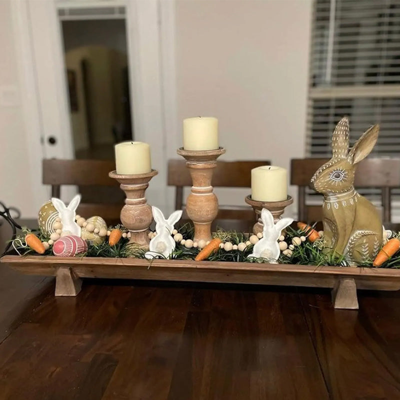 Couronne de carottes et de lapin de PĂąques