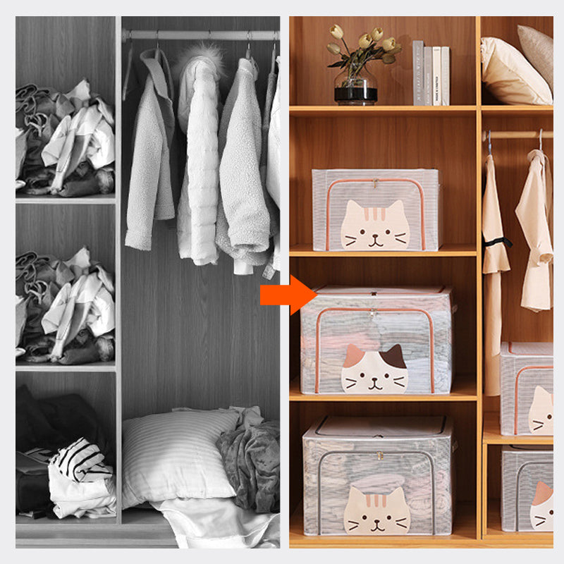 Boîte de rangement pour vêtements pliante