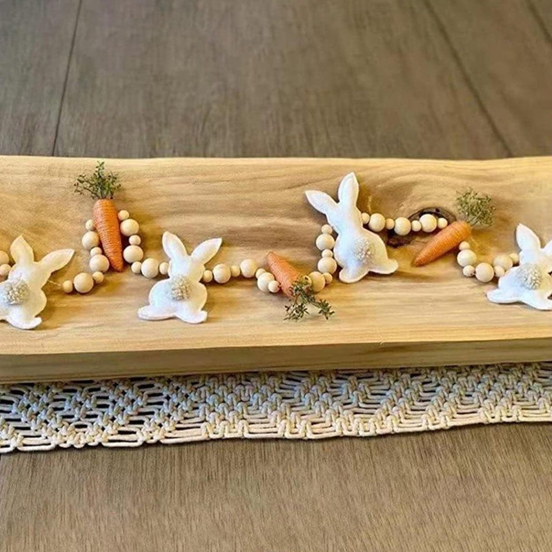 Couronne de carottes et de lapin de PĂąques
