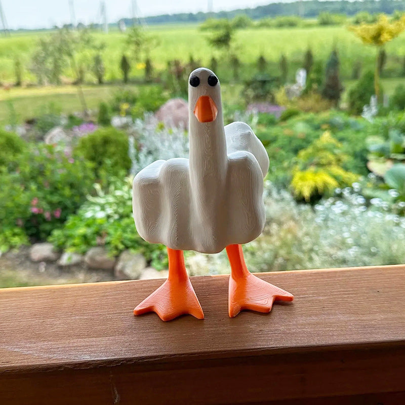 Pré-vente>>Ornement de canard en forme de majeur