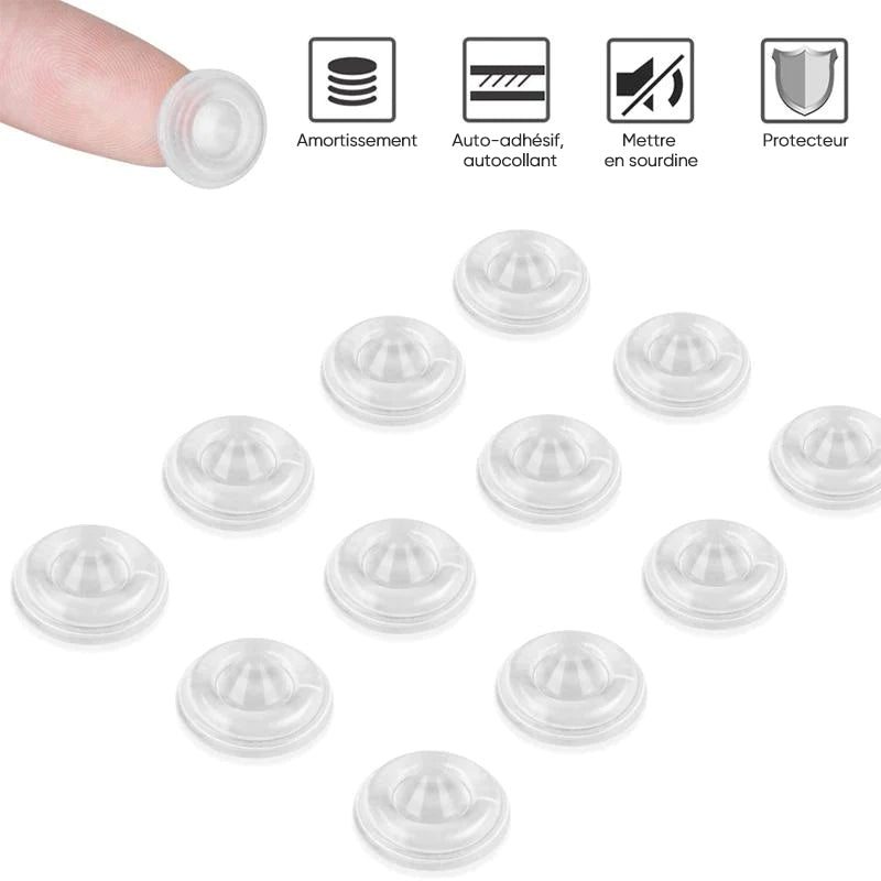 Pare-chocs en caoutchouc auto-adhésifs