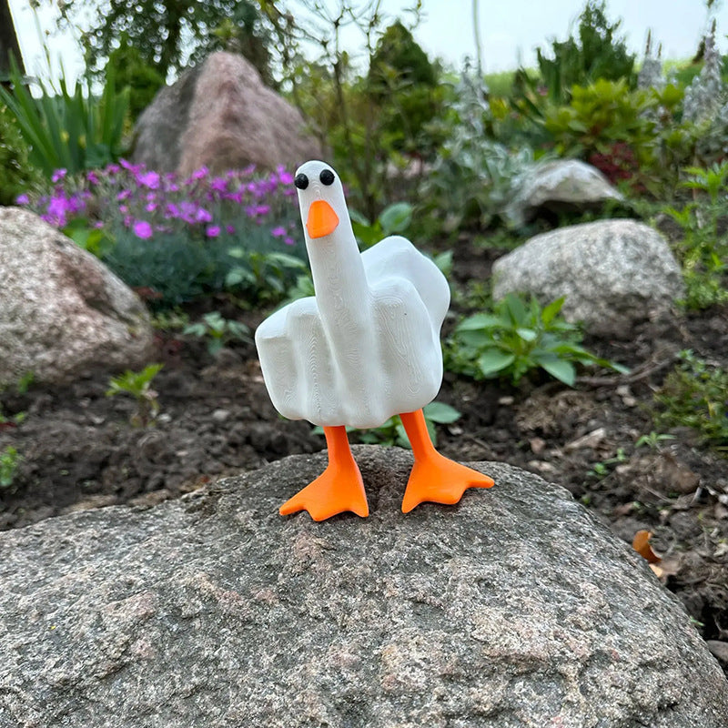 Pré-vente>>Ornement de canard en forme de majeur