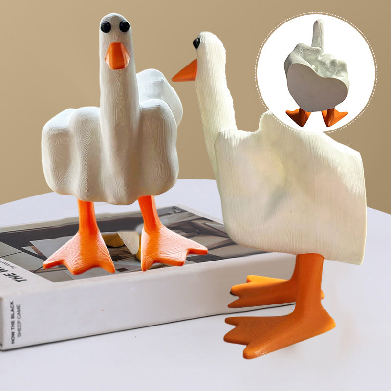 Pré-vente>>Ornement de canard en forme de majeur