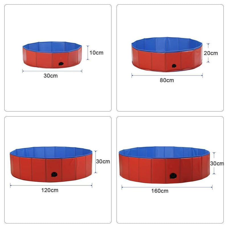 Piscine Portable Pliable pour Animaux de Compagnie