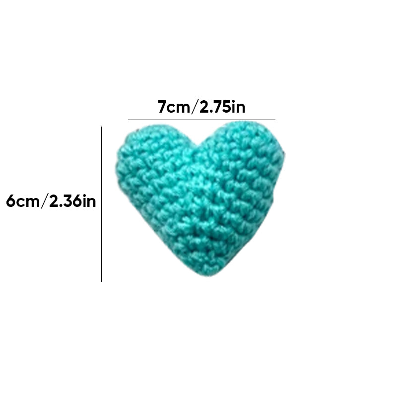 Pocket Hug Coeur au crochet Petit cadeau